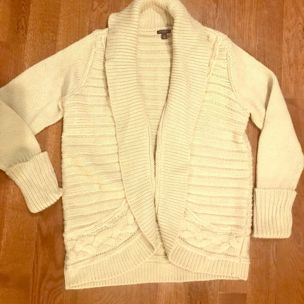 Ann Taylor Wool Alpaca Cardigan XL